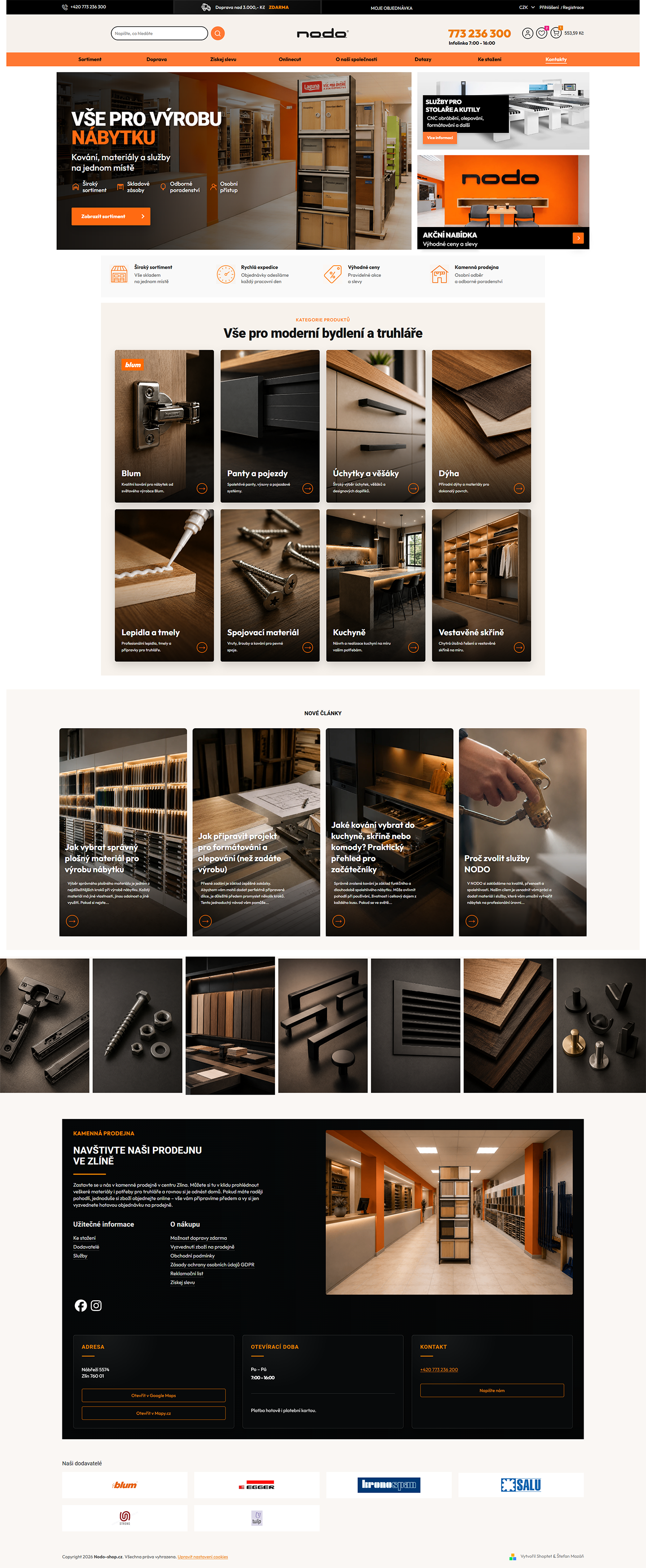 nodo-shop — homepage