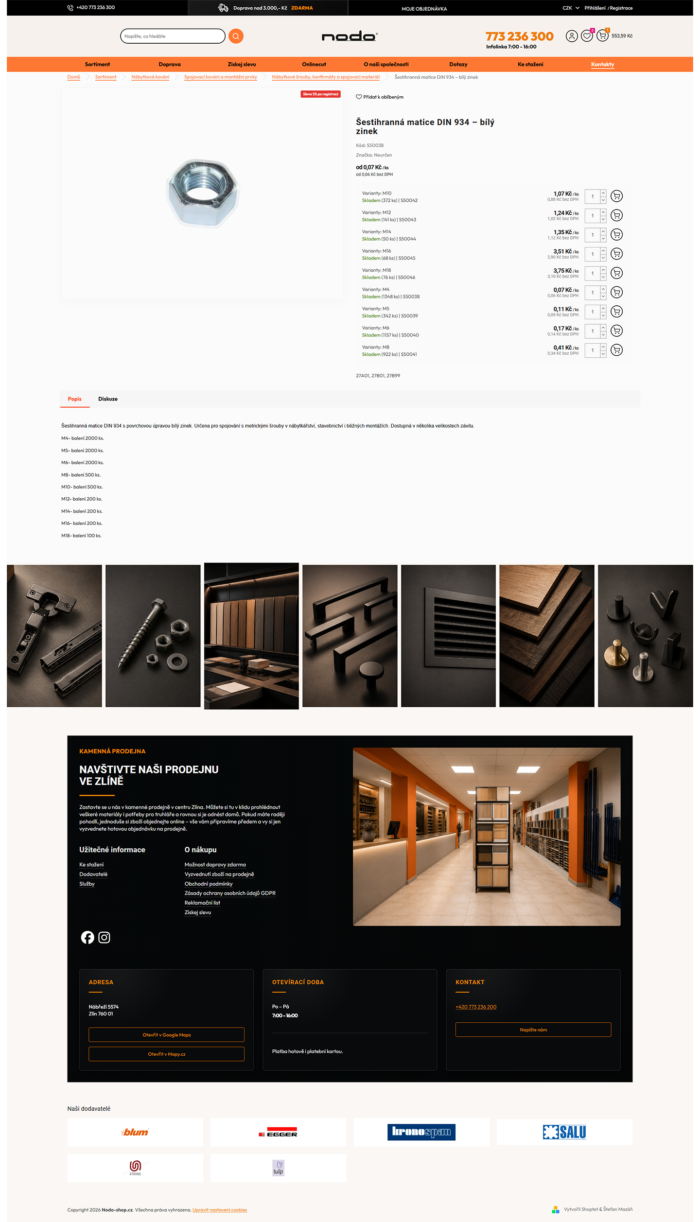nodo-shop — detail produktu